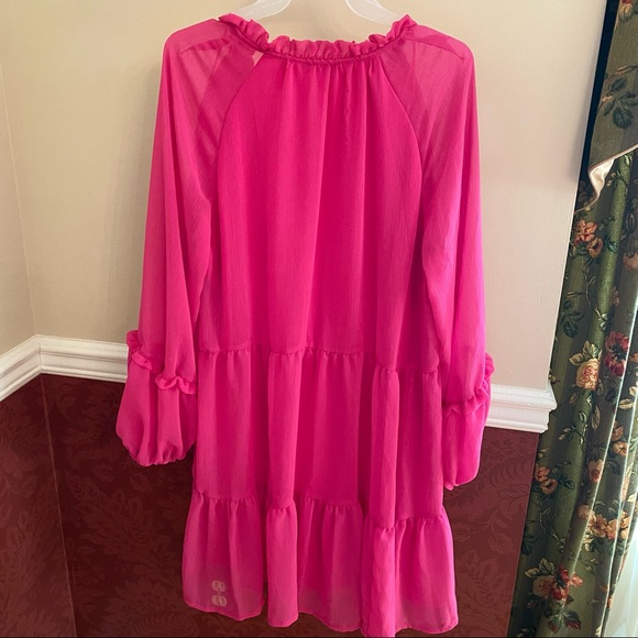 Vince Camuto dress NWT hot pink - Picture 2 of 2